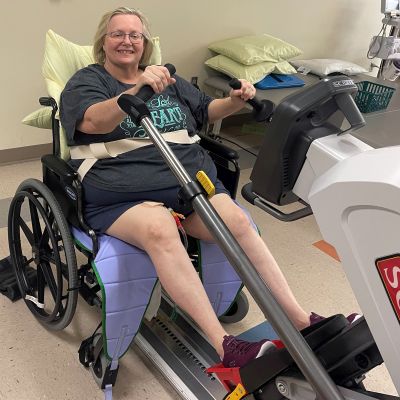 Angie Weaver physical therapy and rehabilitation patient skills training