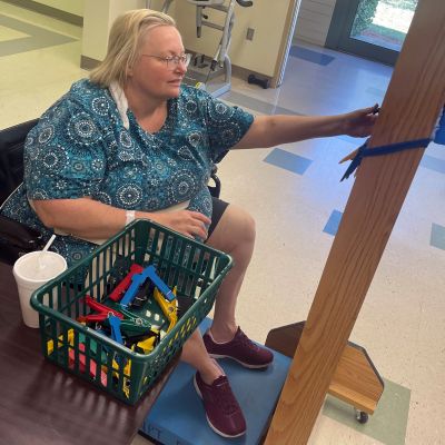 Angie Weaver physical therapy and rehabilitation patient exercise fitness